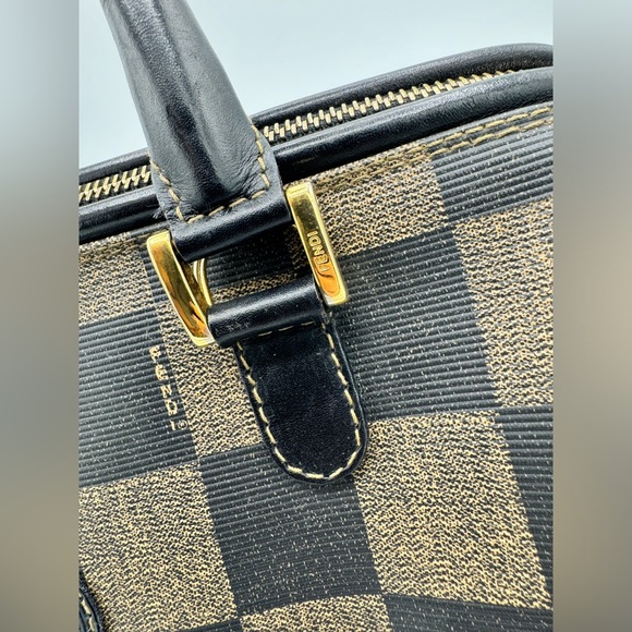 Fendi Pequin Boston PVC Handbag - Picture 10 of 16